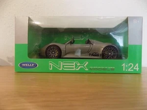 WELLY PORSCHE 918 SPYDER 1/24 SCALE BOXED - Picture 1 of 2