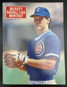Beckett Baseball Card Monthly August 1990 Issue #65 Ryne Sandberg PreOwned