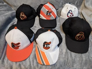 Baltimore Orioles youth strapback baseball hat mlb new era melonwear lot of 6 - Picture 1 of 16
