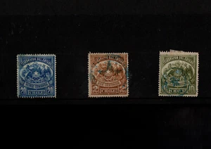 STAMPS CHILE TELEGRAPH 3 STAMPS USED - Picture 1 of 2