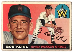 Bob Klines 1955 Topps Karte #173 - Bild 1 von 2