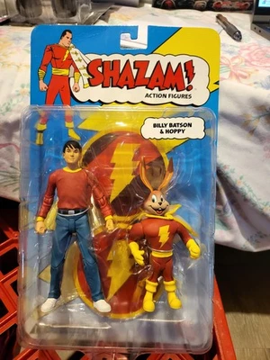 SHAZAM! ACTION FIGURES, BILLY BATSON & HOPPY, DC DIRECT, BRAND NEW, SEALED! - Image 1 of 2