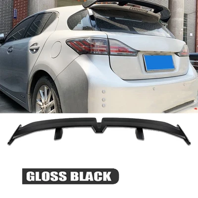 For Lexus CT200h 55" Rear Trunk Spoiler PRO Racing Rear Wing Gloss Black - Image 1 of 4