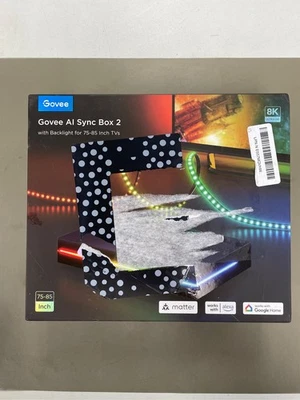 Govee HDMI 2.1 Sync Box 2, AI Sync Box con retroiluminación de TV, admite 8K@60Hz, 4K@1 Foto 1 de 3