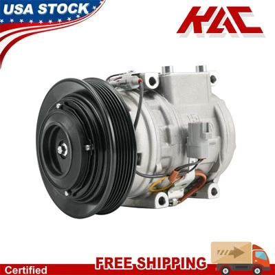 AC Compressor with Clutch For 98 -2000 2001 2002 Toyota Corolla 78320 - Image 1 of 4