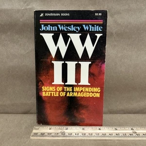 WW III John W White Battle Of Armageddon ww3 1980 Paperback Zondervan Vintage - Foto 1 di 7