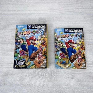 Mario Party 7 (Nintendo GameCube, 2005) Japanese Import Big Box No Microphone - Picture 1 of 11