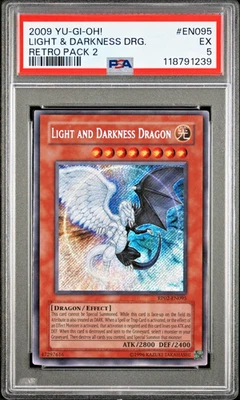 PSA 5 2009 YUGIOH Light and Darkness Dragon Retro Pack 2 RP02-EN095 Secret Rare - Image 1 of 2