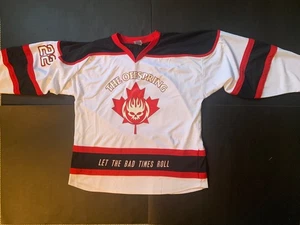 the offspring hockey jersey  Large let the bad times roll canadian tour 2022 - Picture 1 of 3