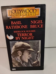 Sherlock Holmes Terror By Night (VHS) film 1946 Basil Rathbone  - Picture 1 of 5