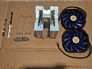 Thermaltake CLP0587 Frio Extreme Dual Heatsink/14cm PWM Fan LGA2011 CPU Cooler - Picture 1 of 5