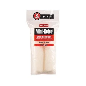 Wooster 6" Mini-Koter Shed-Resistant 3/4" Nap 2-Pack Roller Cover - R331-6 - Picture 1 of 3