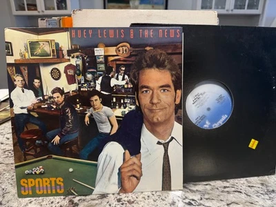 HUEY LEWIS AND THE NEWS 2X VINYL LP LOT  SPORTS & I WANT A NEW DRUG 12' MAXI NM- - Image 1 of 4