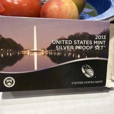 2013 UNITED STATES MINT SILVER PROOF SET of 14. Coins in ORIGINAL BOX & COA PS12 - Image 1 of 4