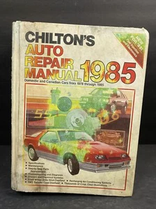 1985 Chilton's 7470 Auto Repair Manual 1985 Domestic Cars 1978-1985 OEM Original - Picture 1 of 5