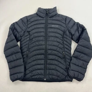 Marmot 600 Down Fill Black Puffer Jacket Womens Size XS Full Zip - Picture 1 of 7