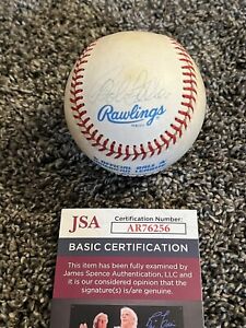 Bob Feller Signed Autographed Baseball JSA COA CARDINALS