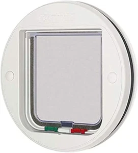 Pet Mate - Gattaiola Gateway Round per Il Vetro, Porta per Gatti  Cani Animali  - Foto 1 di 12