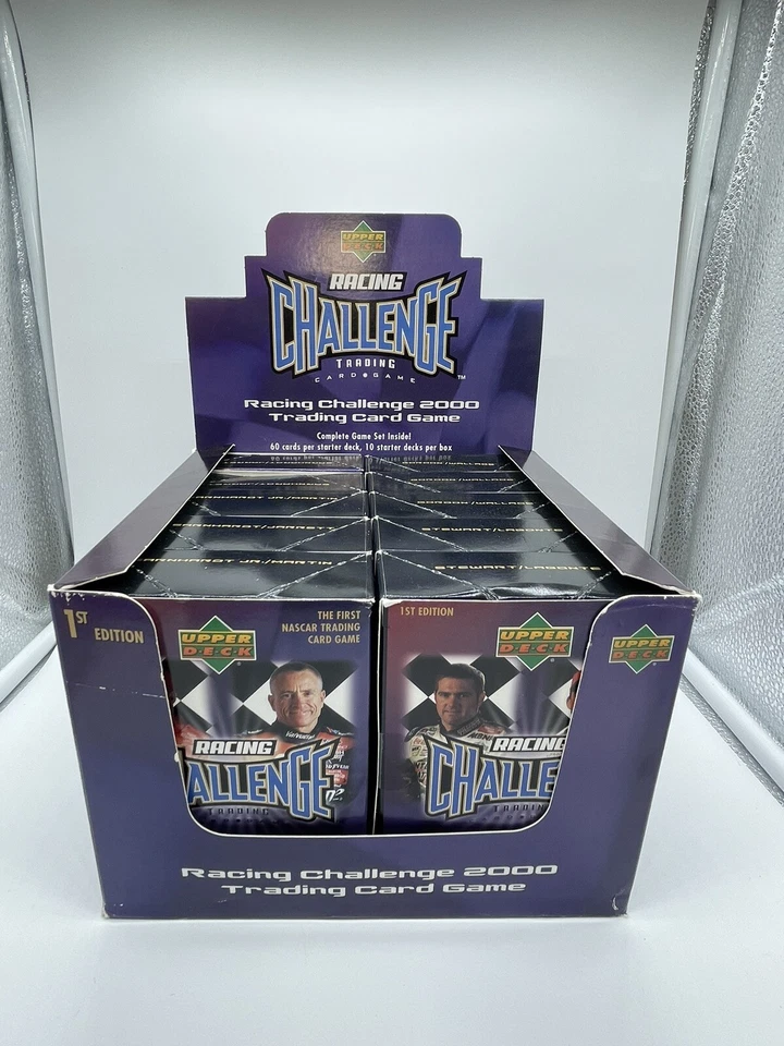 Retail Box Of 10 Upper Deck Racing Challenge Trading Card Starter Packs 2000 - Image 1 of 4