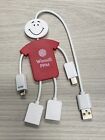 Ladekabel und USB Hub 3-in-1 Happy Face Winmill PPM