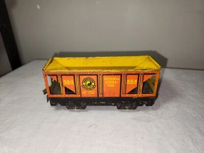 Vagón inferior gris vintage calibre O Marx Northern Pacific General Coal Co. #554 Foto 1 de 4