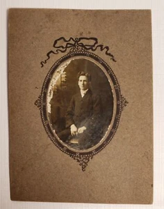 Tintype Photography Handsome Young Man  1900s Tin Type Photo  PH1a - Imagen 1 de 4