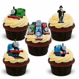 Cake Toppers Thomas The Tank Engine 17 Stand Up Edible Wafer Paper Decorations - Picture 1 of 9