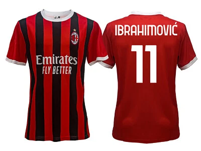 SPORTBAER Trikot Ibrahimovic M I L A N 2025 2024 Offizielle Home Erwachsene Kind Ibra