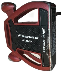 Orlimar Golf F-Series F80 Red Mallet Putter 34" Karma Big Softy Original Grip LH - Picture 1 of 8