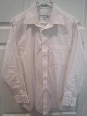 Joseph & Feiss Long Sleeve Shirt Non Iron 100% Cotton White 15.5 - Image 1 of 4