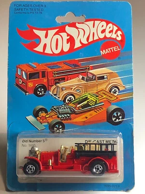 HOT WHEELS MATTEL OLD FIRE TURCK 1/43  Nº 1695 MIB - Imagen 1 de 3