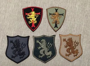 Parche bordado Hk/Lp USN Seal Team 6 DEVGRU GOLD SQUADRON Cross LION (Lote x5) - Imagen 1 de 9