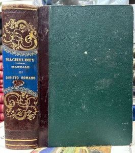 (Diritto) Macheldey - MANUALE DI DIRITTO ROMANO - 2 VOLUMI IN UNO -Napoli - Imagen 1 de 5