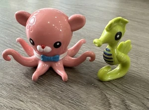 Fisher Price Octonauts Figure Inkling Octopus & the Green Seahorse Complete Set - Picture 1 of 8