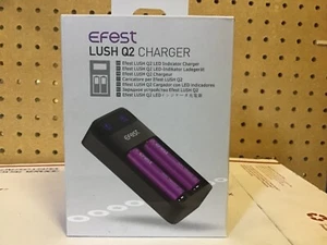Efest Lush Q2 LED Li-Ion Battery Charger -Lot Of (4)-2 Slot-(9M) - Picture 1 of 1