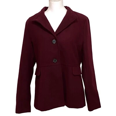 Old Navy Womens Blazer L Purple Two Button Preppy Vibrant Academia Business - Image 1 of 4