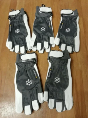 5 Paar Ejendals Tegera 117 Winterhandschuhe Gr. 10 / XL Leder Arbeitshandschuhe  - Bild 1 von 3