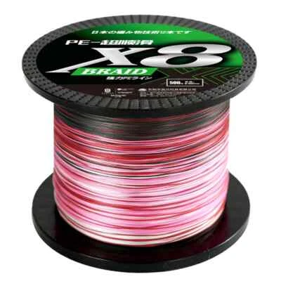 Línea de pesca de alta fuerza 5000M 1000M 8 trenzado multifilamento PE 14-88LB Foto 1 de 4