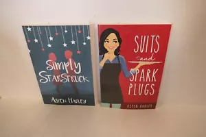 Two Signed Books by Aspen Hadley Suits and Spark Plugs Simply Starstruck PBs - Foto 1 di 5