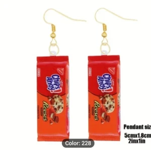 ¡Nueva diversión! Novedad Pendientes Colgantes Chips Ahoy Reese's Galleta - Imagen 1 de 1