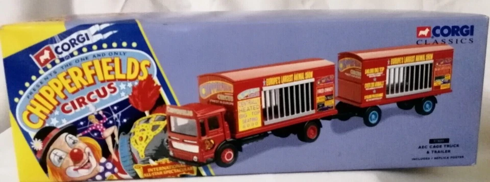 Corgi Classics Chipperfields Circus 97889 AEC Cage Truck Trailer