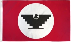 United Farm Workers Flag 3x5ft Poly Farmers Eagle UFW Labor Huelga Protest Flag - Picture 1 of 3