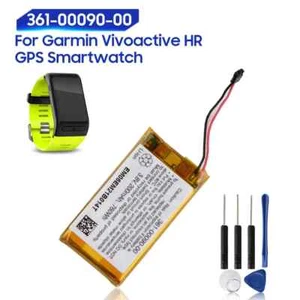 Replacement Battery 361-00090-00 For Garmin Vivoactive HR GPS Smartwatch 200mAh - Imagen 1 de 6