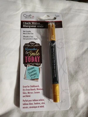 Decoración artesanal - Escritor de tiza borrable en húmedo sin desorden y polvo.  Foto 1 de 4