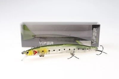 Minnow VIPER - 139 mm - 19,7 gr - Suspending - Verde/Argento/Dot - FR698 - Immagine 1 di 4