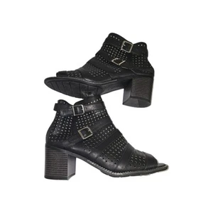Mountain Sole Womens Black Zip-Up Boots Size 8 *READ - Picture 1 of 11