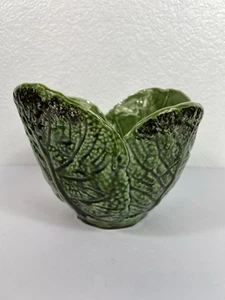 Napa Home & Garden Pottery Cabbage Leaf Deep Bowl - Picture 1 of 9