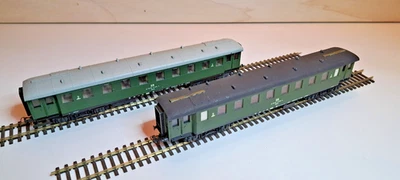 2 Eilzugwagen PIKO Büme Ep IV derDR (DDR) ohne OVP Teilweise gealtert - Bild 1 von 4