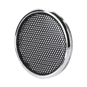 2x 1in Speakers Decoration Protective Grills Cover Steel Mesh Case NEW - Afbeelding 1 van 7