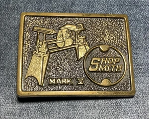 Vintage Shop Smith Belt Buckle Mark V BTS Solid Brass USA - Picture 1 of 8